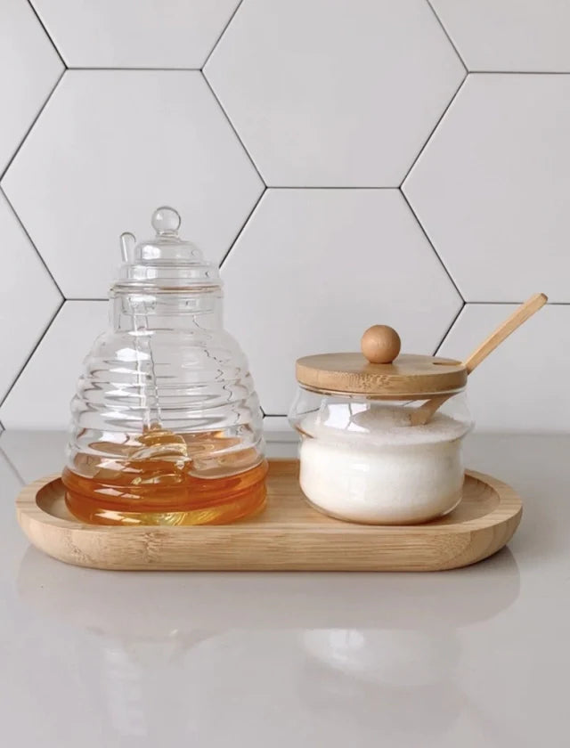 AÇUCAREIRO DE VIDRO BOROSSILICATO